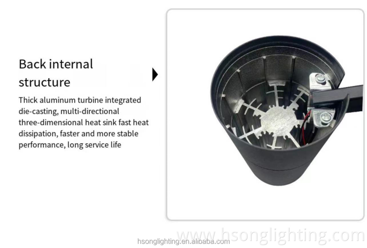 30W high lumen led track spot light 2/3 wires Spotlights Magnetic COB Led Track light for commercial lighting